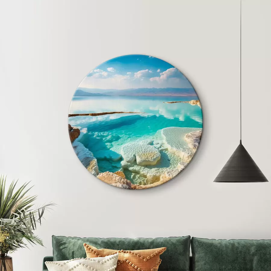 carta da parati Il Mar Morto con le montagne sullo sfondo nr. r31109