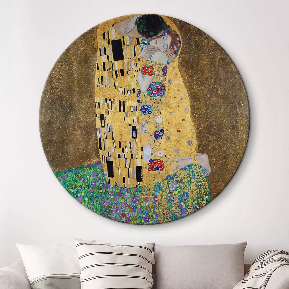 Quadri rotondi Persone, fiori r32284