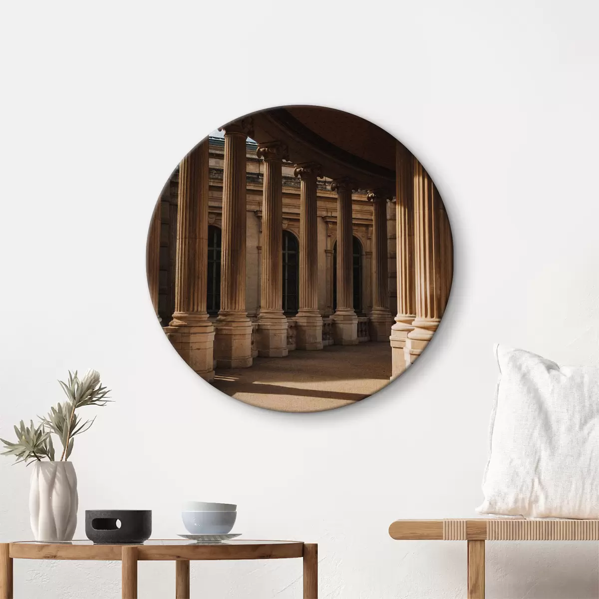 Quadri rotondi Colonne romane r32688