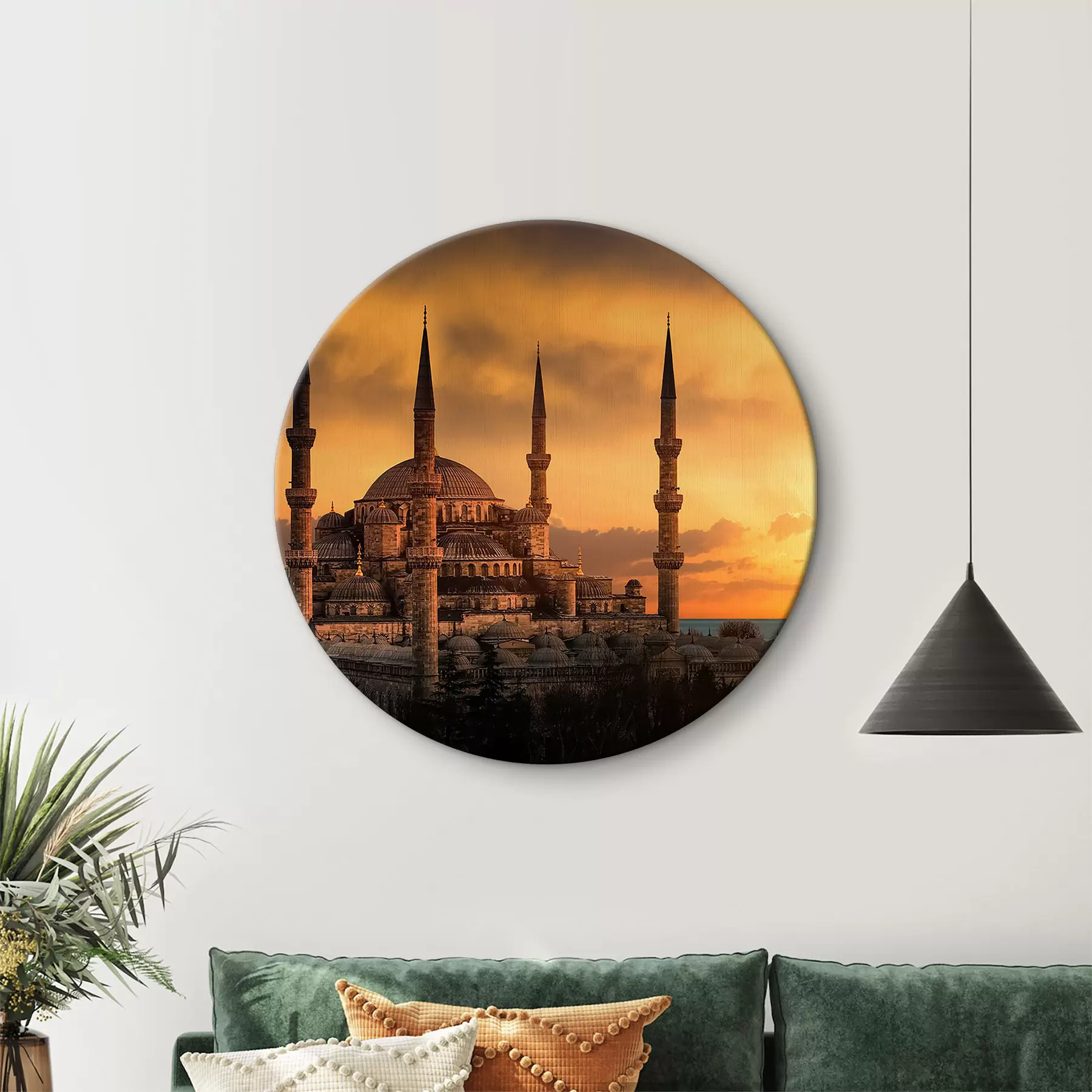 carta da parati Moschea Blu al tramonto, Istanbul nr. r33029