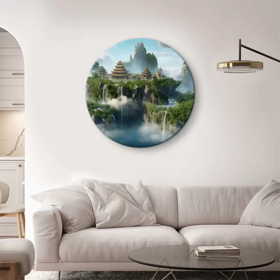 carta da parati Un'insolita isola tra le nuvole nr. r33543