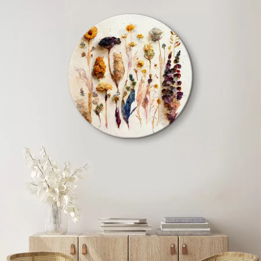 carta da parati Magici fiori secchi nr. r33687