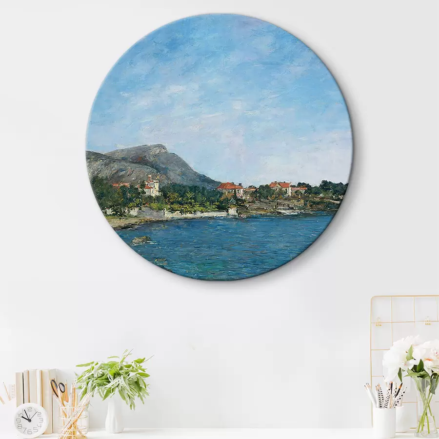 carta da parati Dipinto dell'impressionista francese Eugène Boudin, Beaulieu: Baia di Fourmy, 1892 nr. r33707