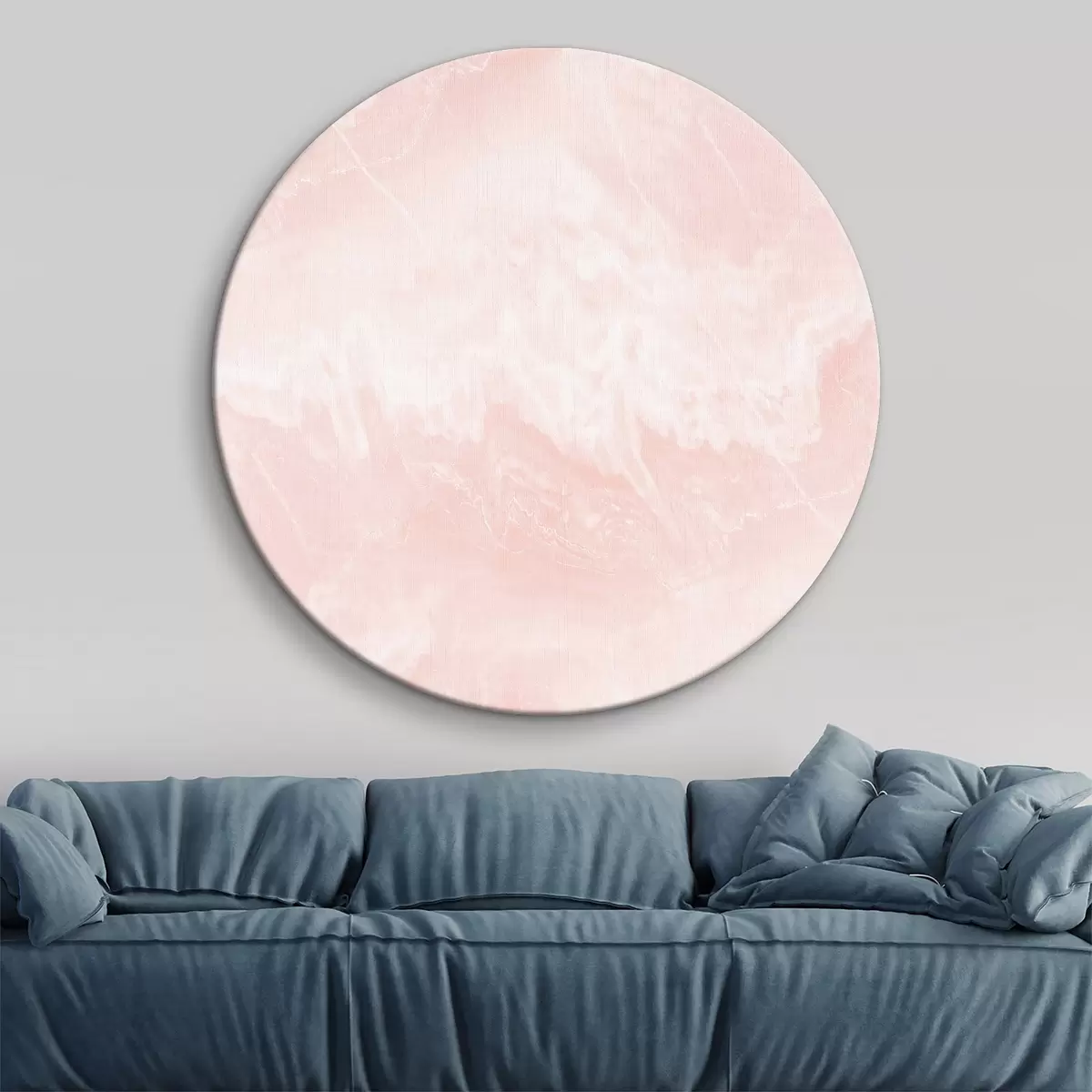 Quadri rotondi rosa di latte r33968