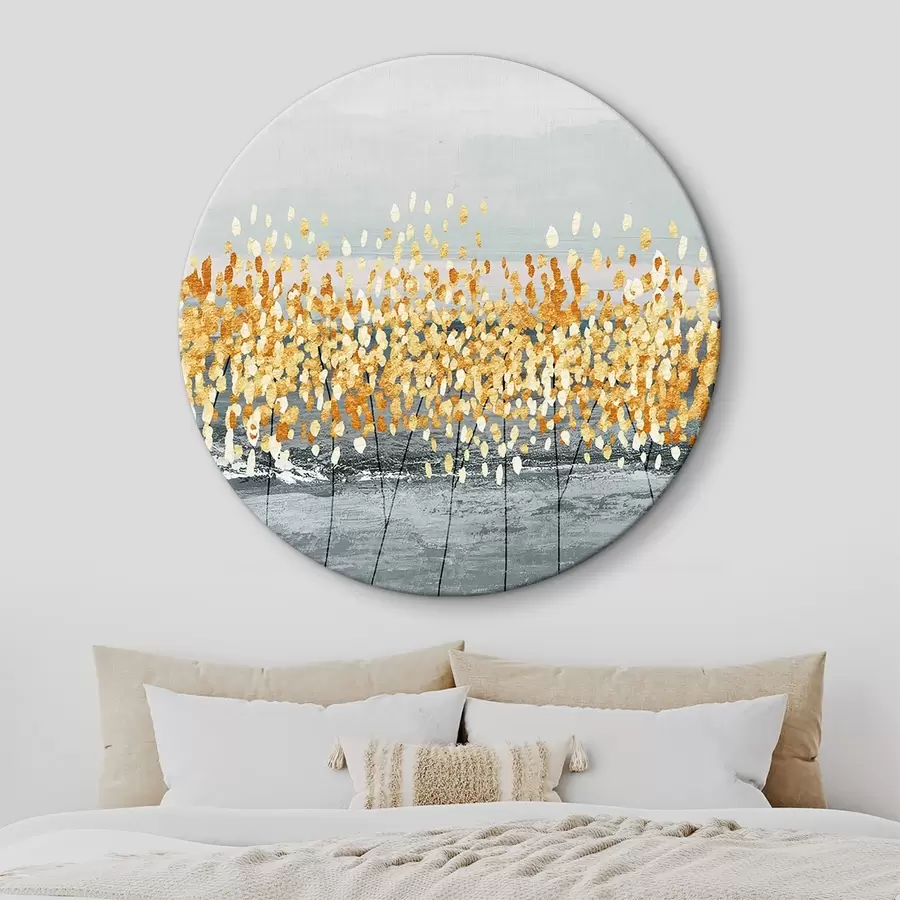 carta da parati Ramoscelli su sfondo grigio nr. r34141