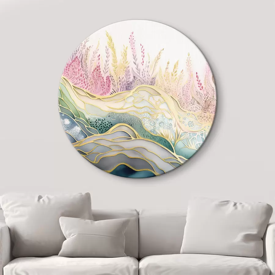 carta da parati Piante e astrazione nr. r34426