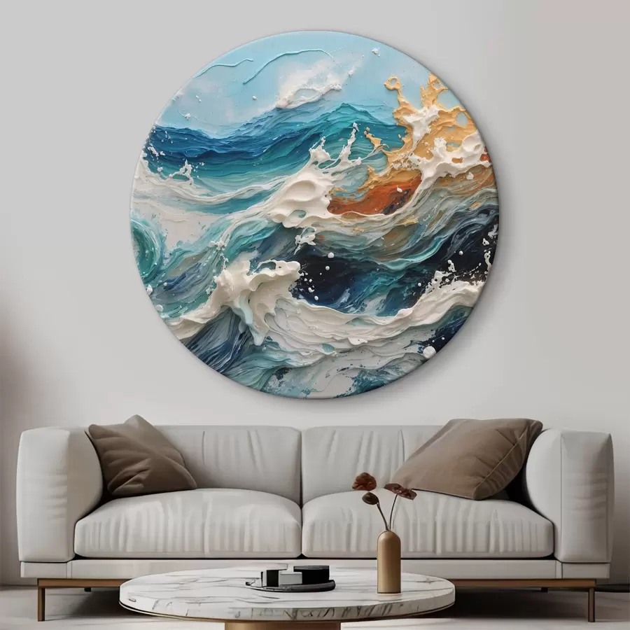 carta da parati Olio di mare increspato nr. r35658