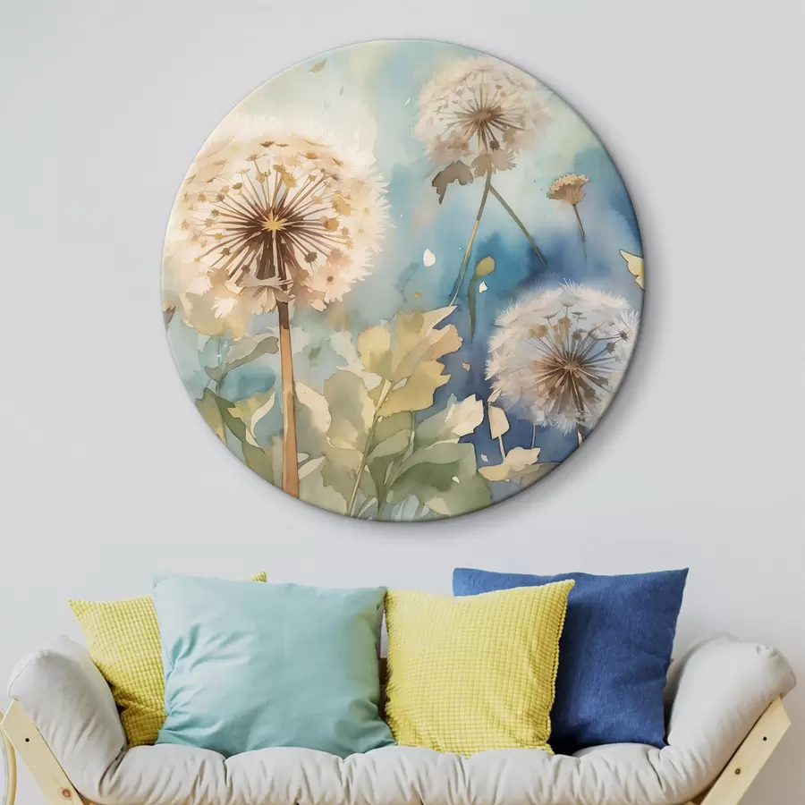 carta da parati Campo di dente di leone acquerello acquerello acquerello acquerello acquerello acquerello acquerello nr. r35839