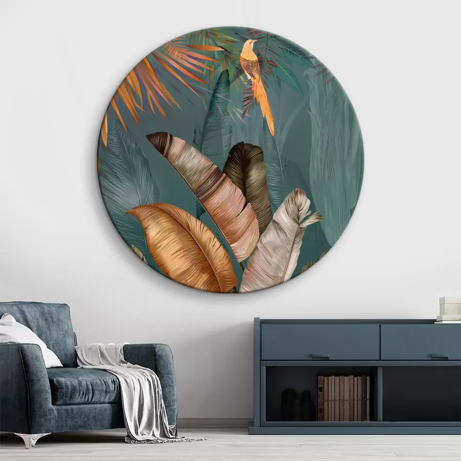 carta da parati Foglie di banano ai tropici nr. r35860