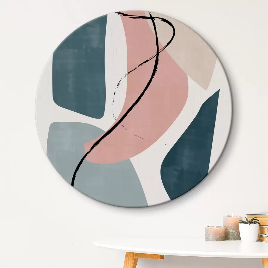 carta da parati Un'opera d'arte con una linea nera nr. r35868