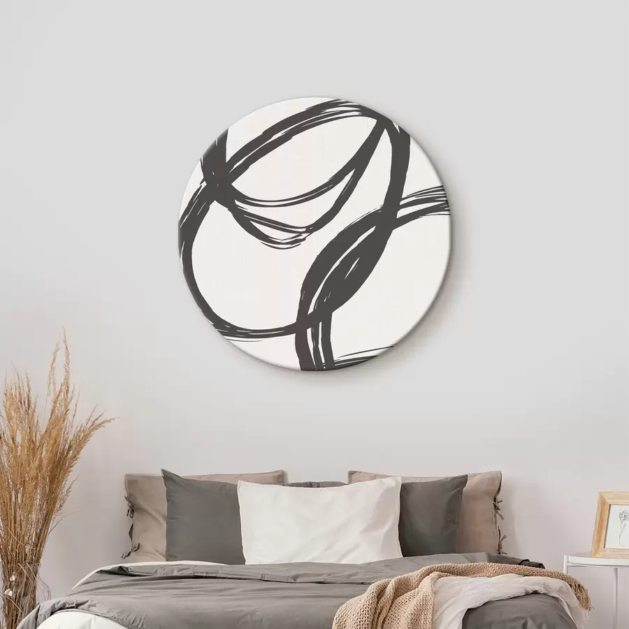 carta da parati I tratti intrecciati creano un fascino astratto nr. r36460