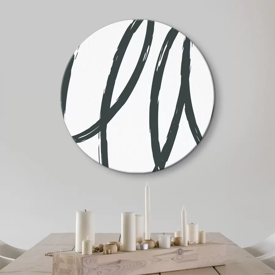 carta da parati Tratti intrecciati in stile monocromatico nr. r36463