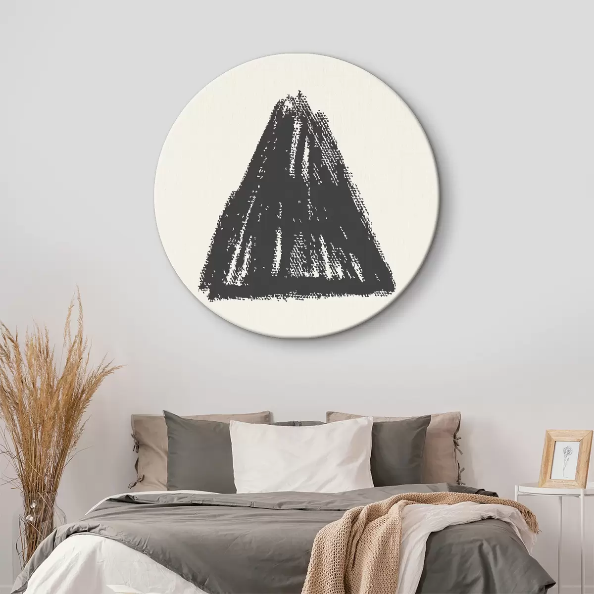 Quadri rotondi Triangolo dell'arte moderna r36468