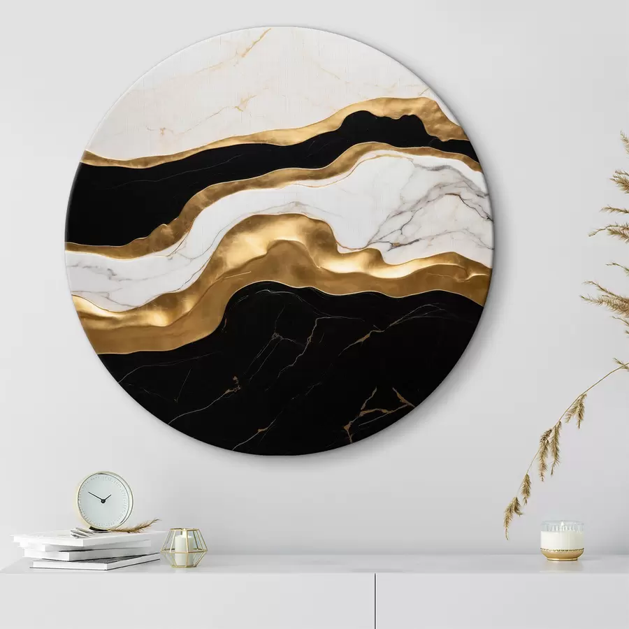 carta da parati Onde eleganti in strati di marmo nr. r36635