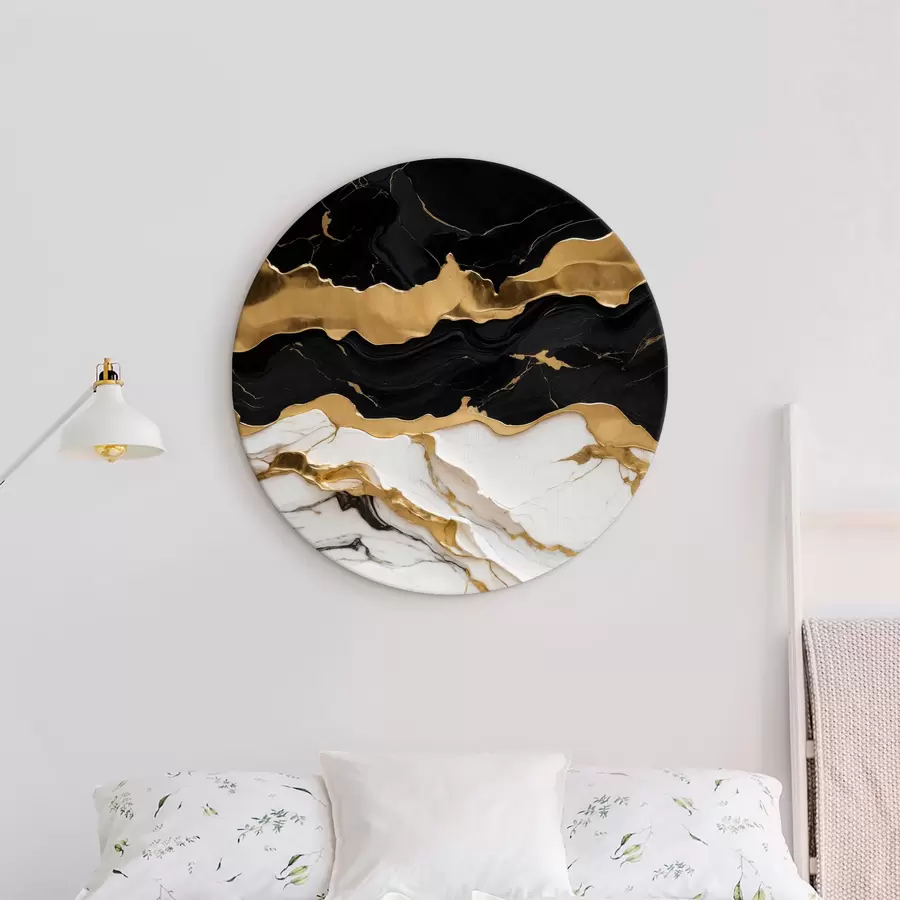 carta da parati Astrattismo in bianco e nero su marmo con linea nr. r36636