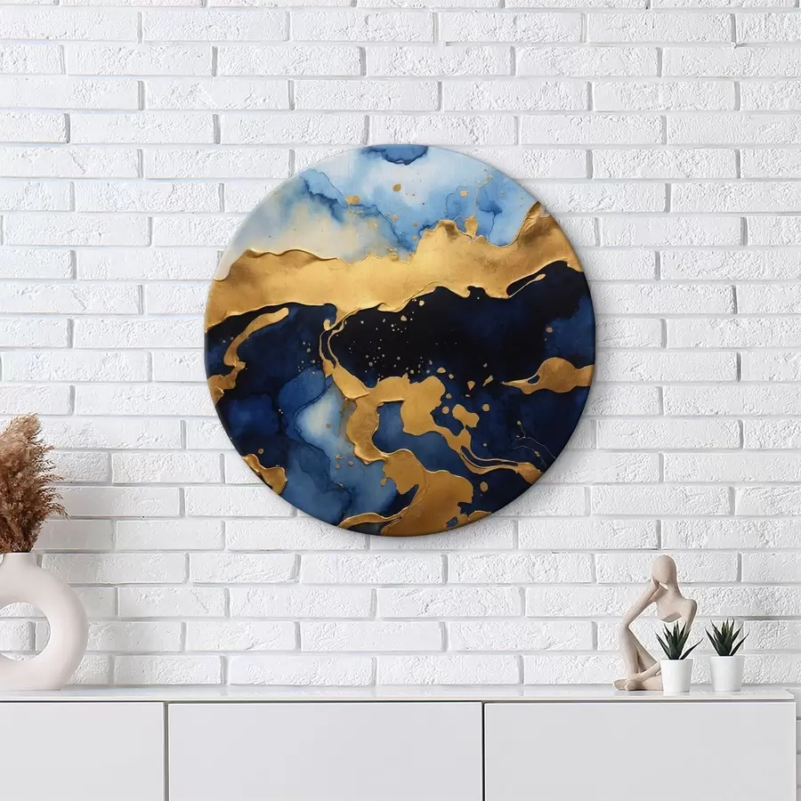 carta da parati Onde blu astratte dell'oceano nr. r36642