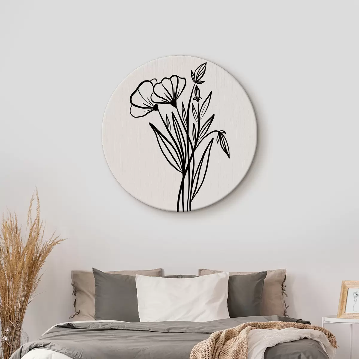 Quadri rotondi Composizione del bouquet r36714