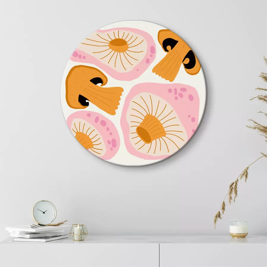 carta da parati Gruppo di funghi di forme diverse nr. r36865