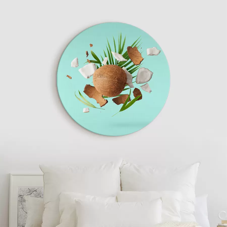 carta da parati Foglie di cocco e di palma nr. r37048