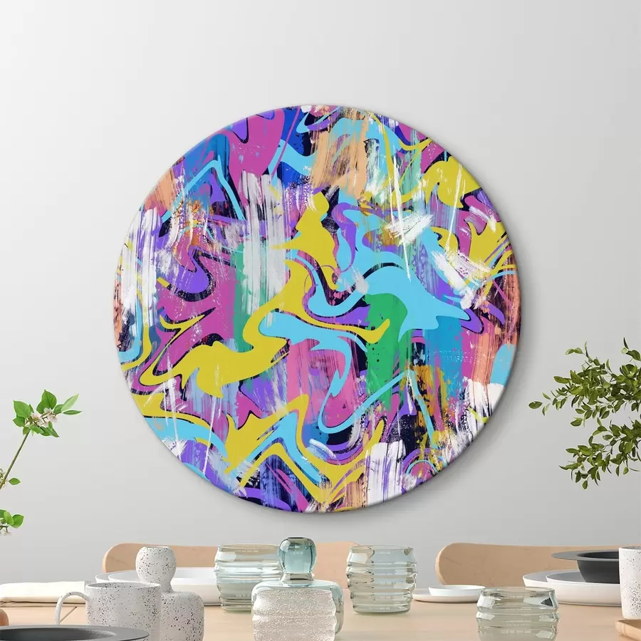 carta da parati Motivo colorato con pennellate nr. r37056