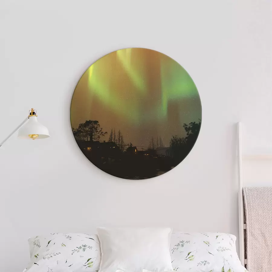 carta da parati Luci verdi nel cielo nr. r37084