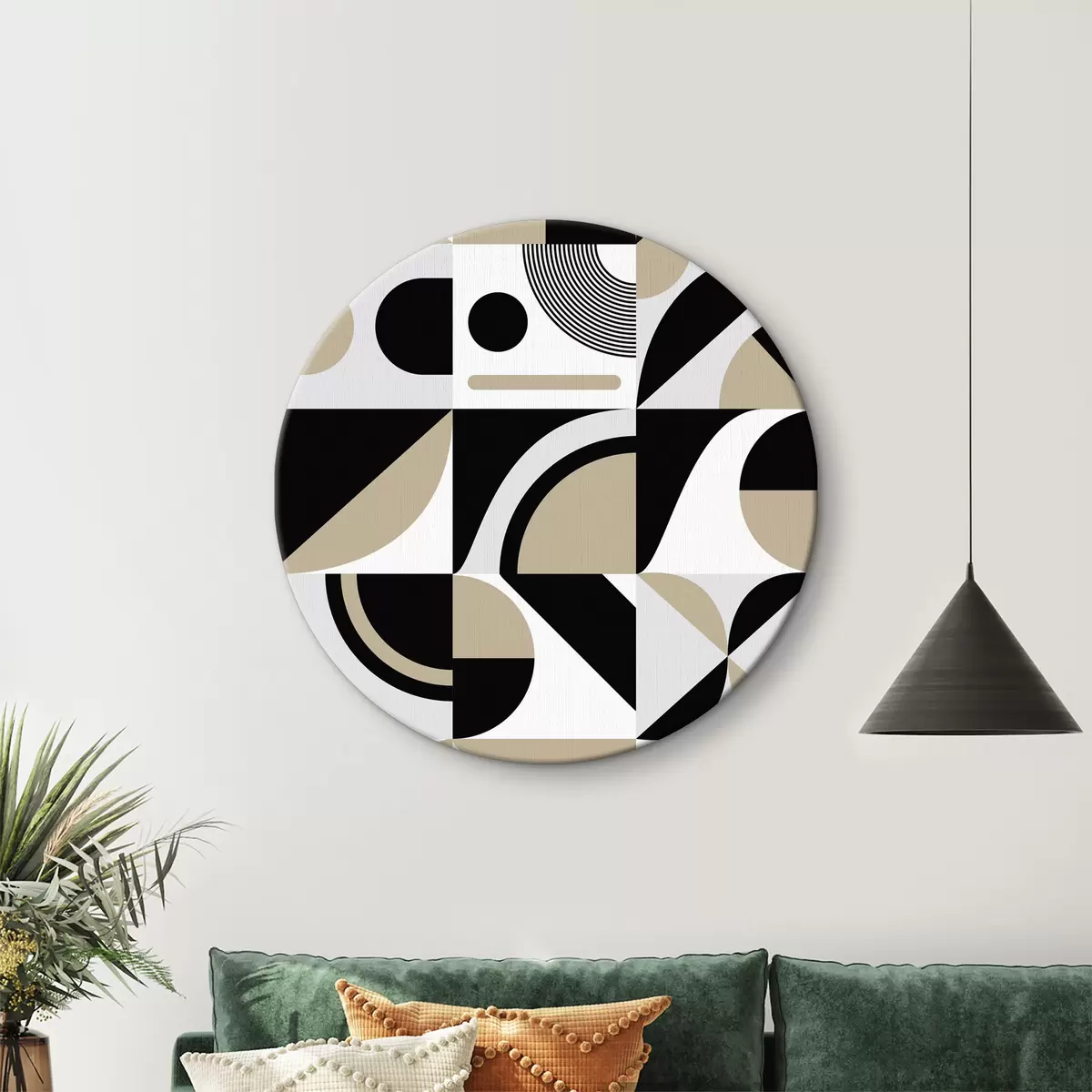 Quadri rotondi Schema di forme geometriche r37146