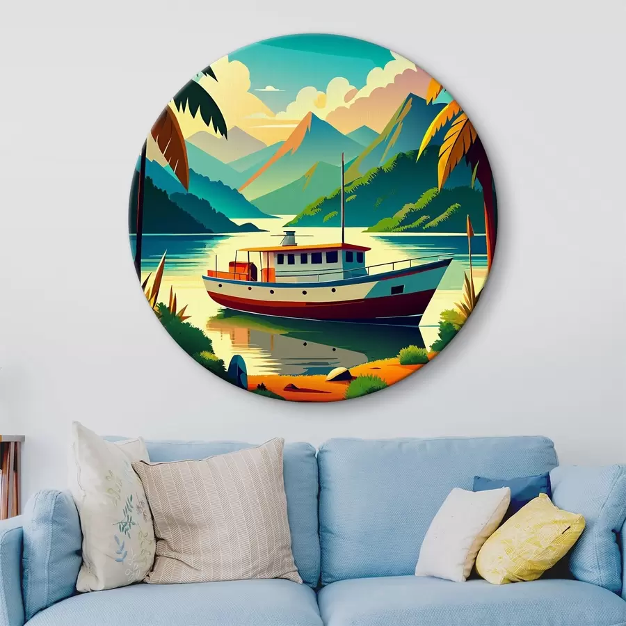 carta da parati Barca in acqua nr. r37508