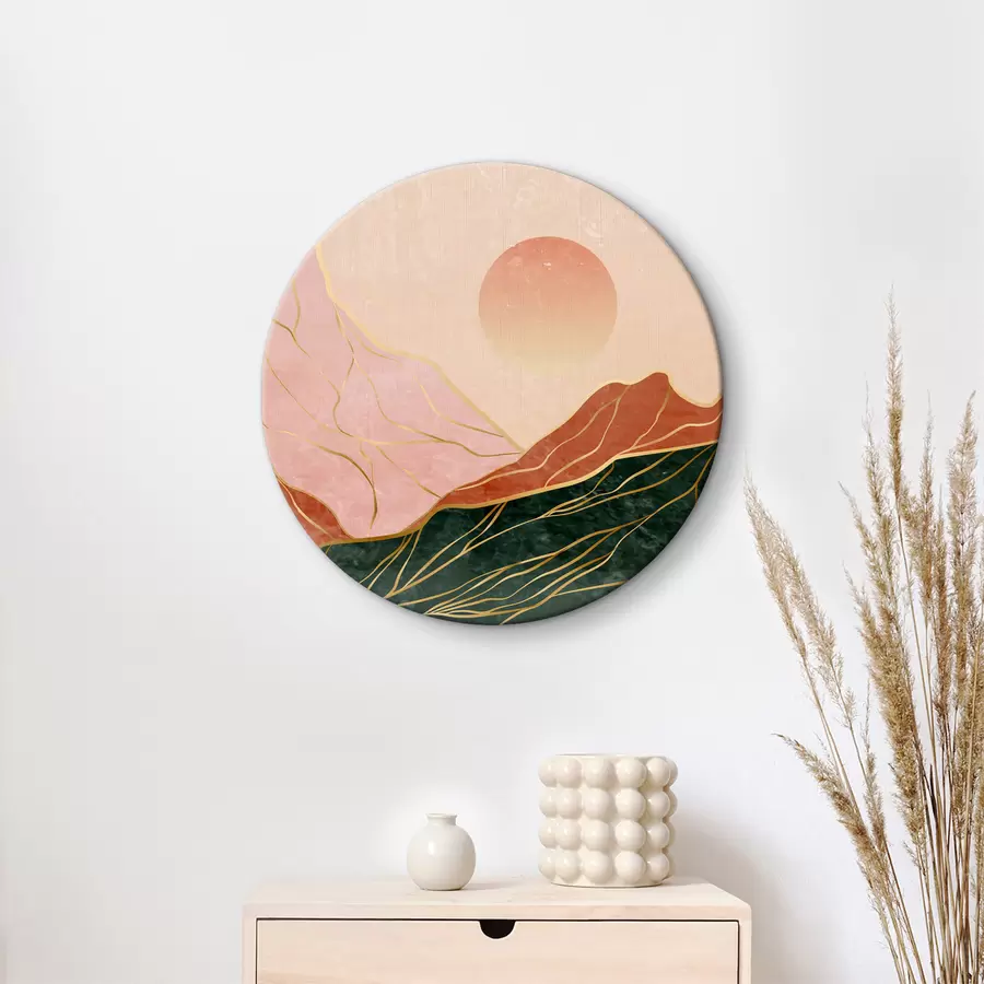 carta da parati Immagine di montagne e sole nr. r37553