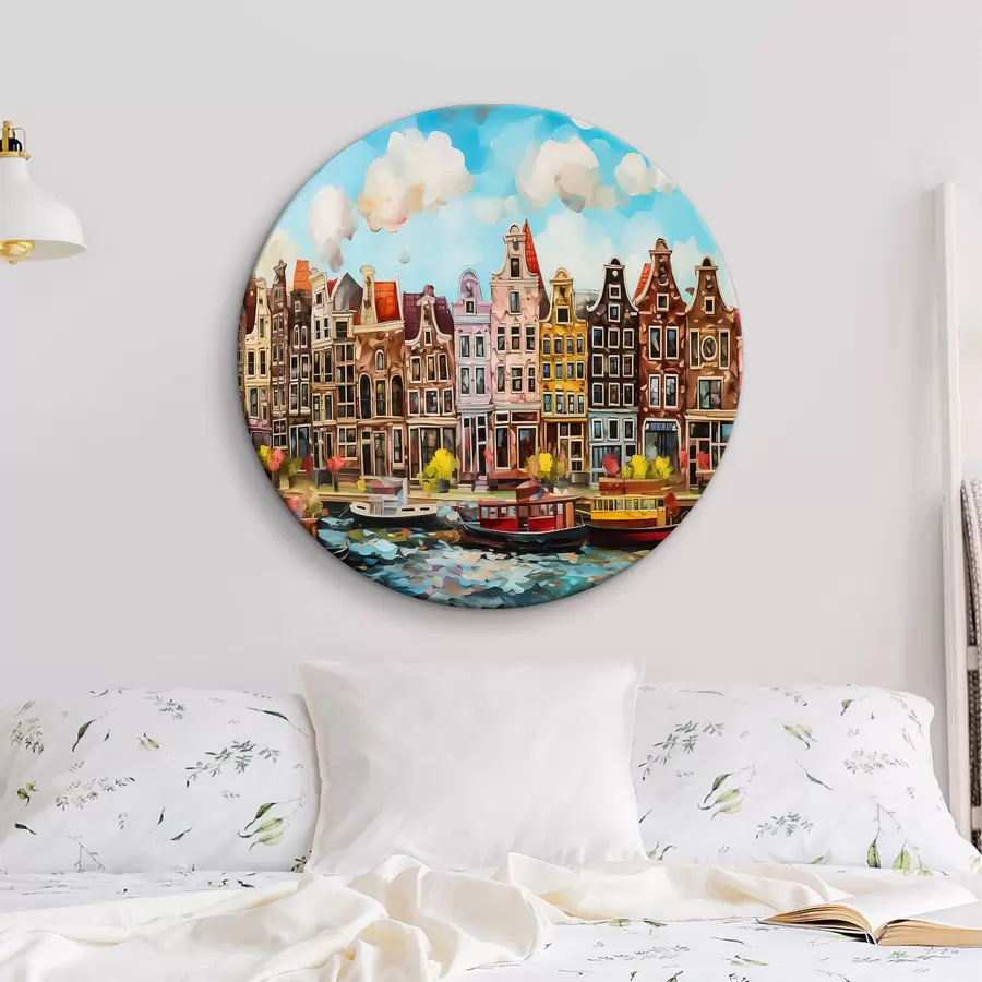 carta da parati Acquerello raffigurante una città nr. r37555