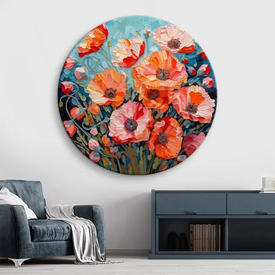 carta da parati Papaveri acquerellati nr. r37556