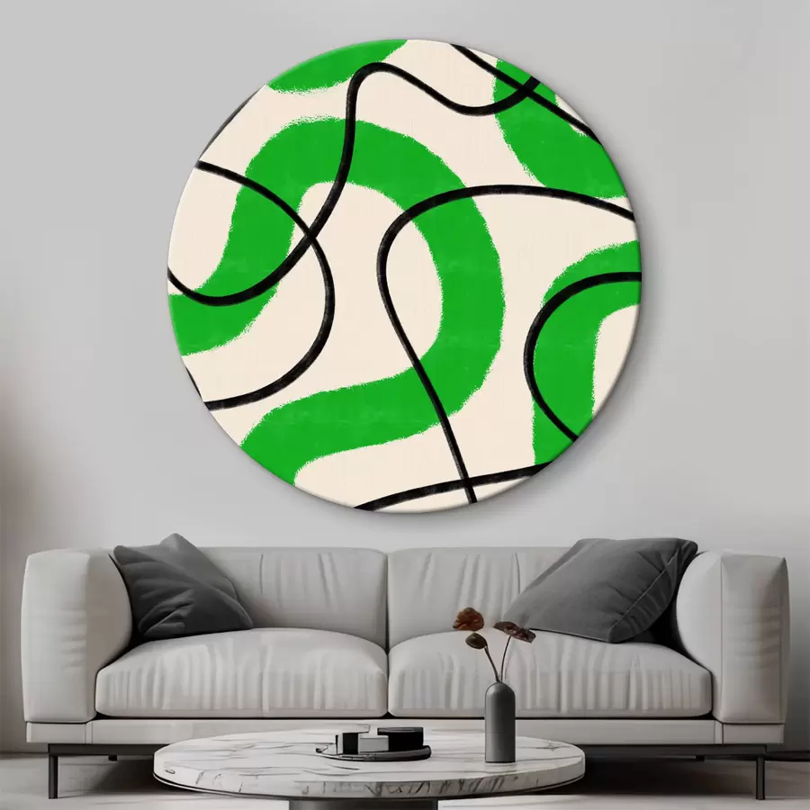 carta da parati Motivo verde e bianco nr. r37573