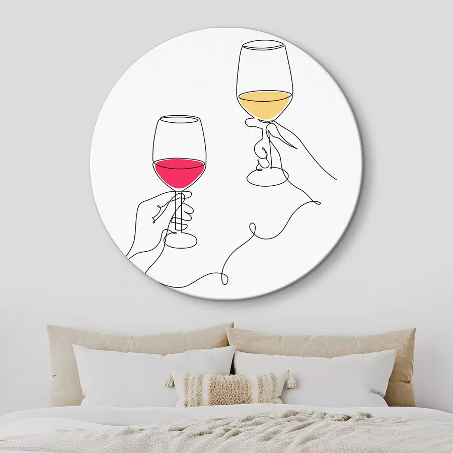 carta da parati Brindiamo all'amicizia e ai bei momenti nr. r37746