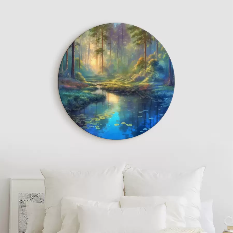 carta da parati Fiume nella foresta nr. r37809