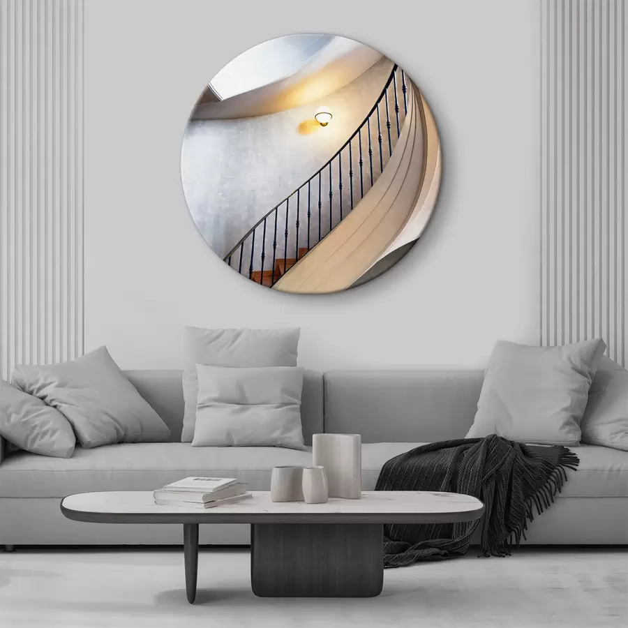 carta da parati Le eleganti curve della scala a chiocciola nr. r37851