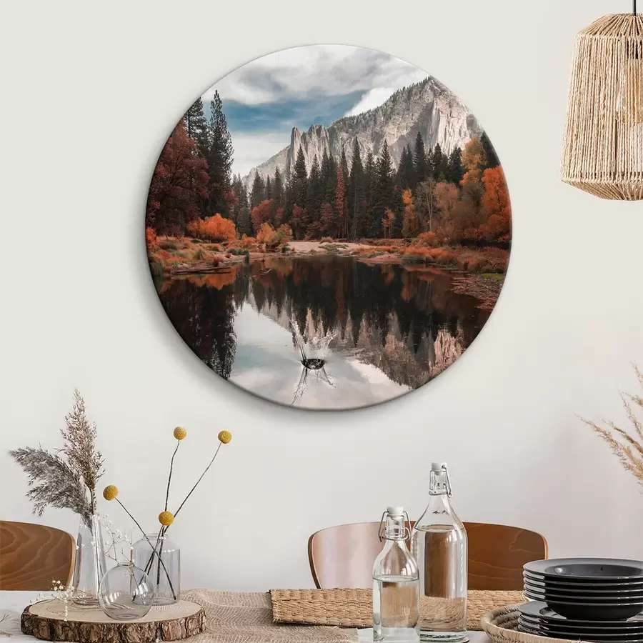 carta da parati Riflessi d'autunno su un lago tranquillo nr. r37852