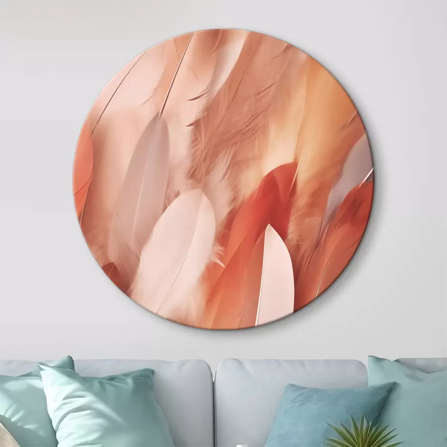 carta da parati Sfumature morbide in un abbraccio di piume nr. r38085