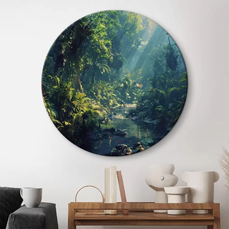 carta da parati Un ruscello nella foresta nr. r38092