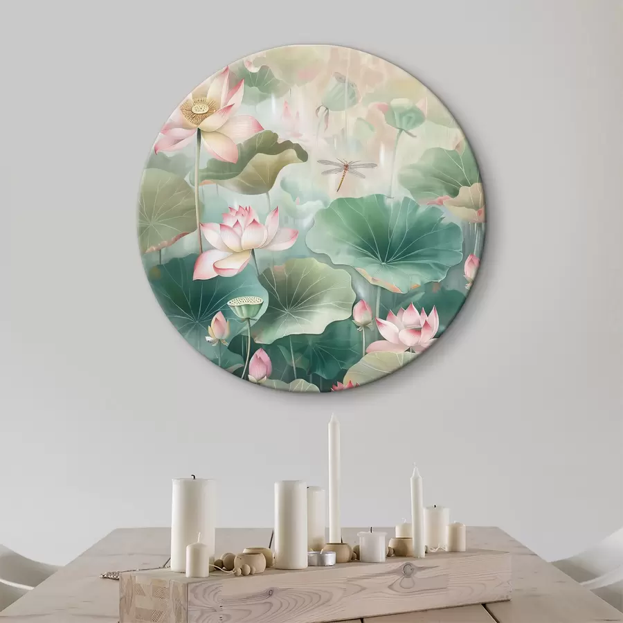 carta da parati Un dipinto di fiori e foglie nr. r38154