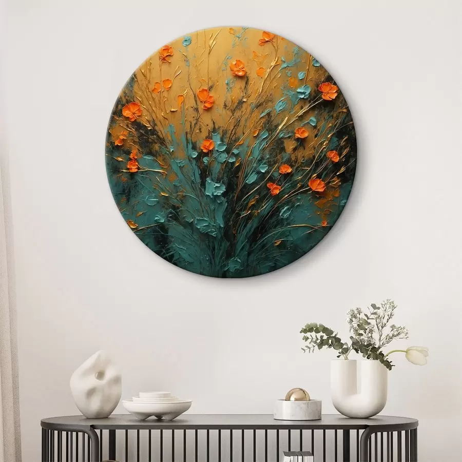 carta da parati Immagine di fiori sulla parete nr. r38173