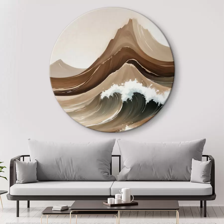 carta da parati Un'immagine di onde sulla spiaggia nr. r38222