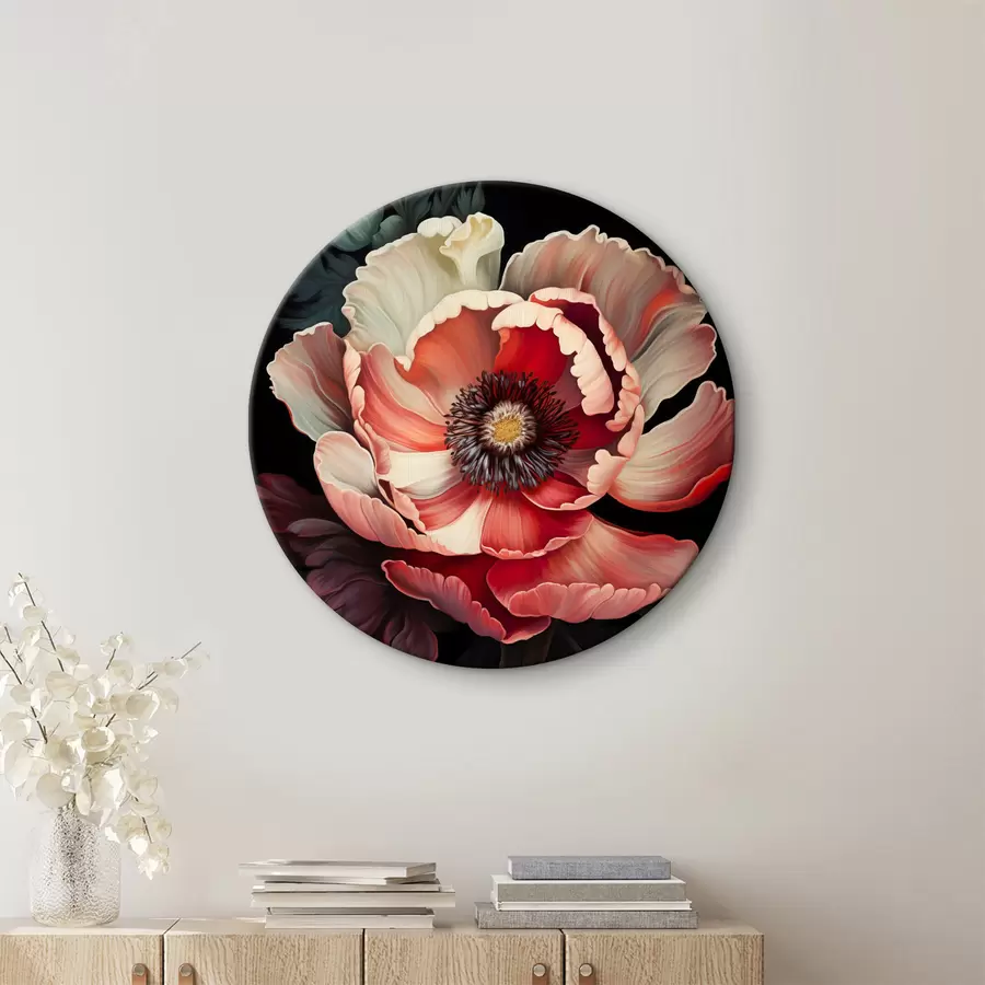 carta da parati Fiore su sfondo scuro nr. r38227