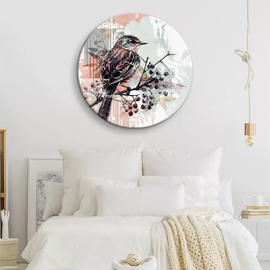 carta da parati Uccello su un ramo nr. r38273