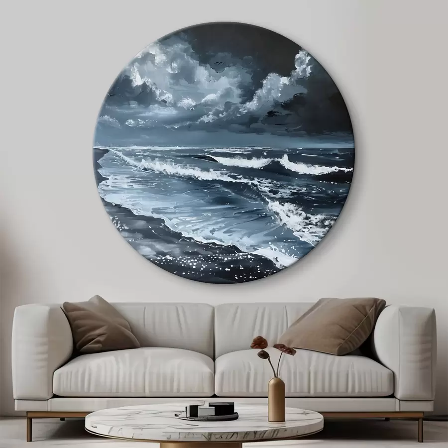 carta da parati Un'immagine di onde sulla spiaggia nr. r38322