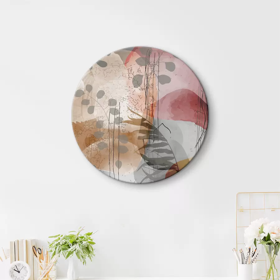 carta da parati Un dipinto che raffigura piante e fiori nr. r38329