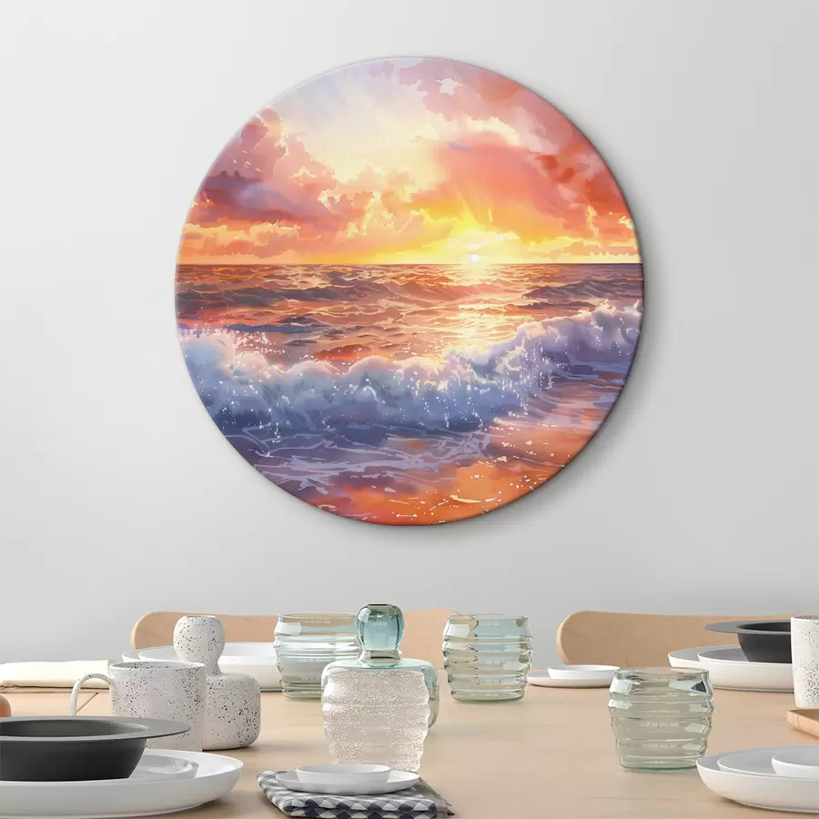 carta da parati Tramonto sull'oceano nr. r38476