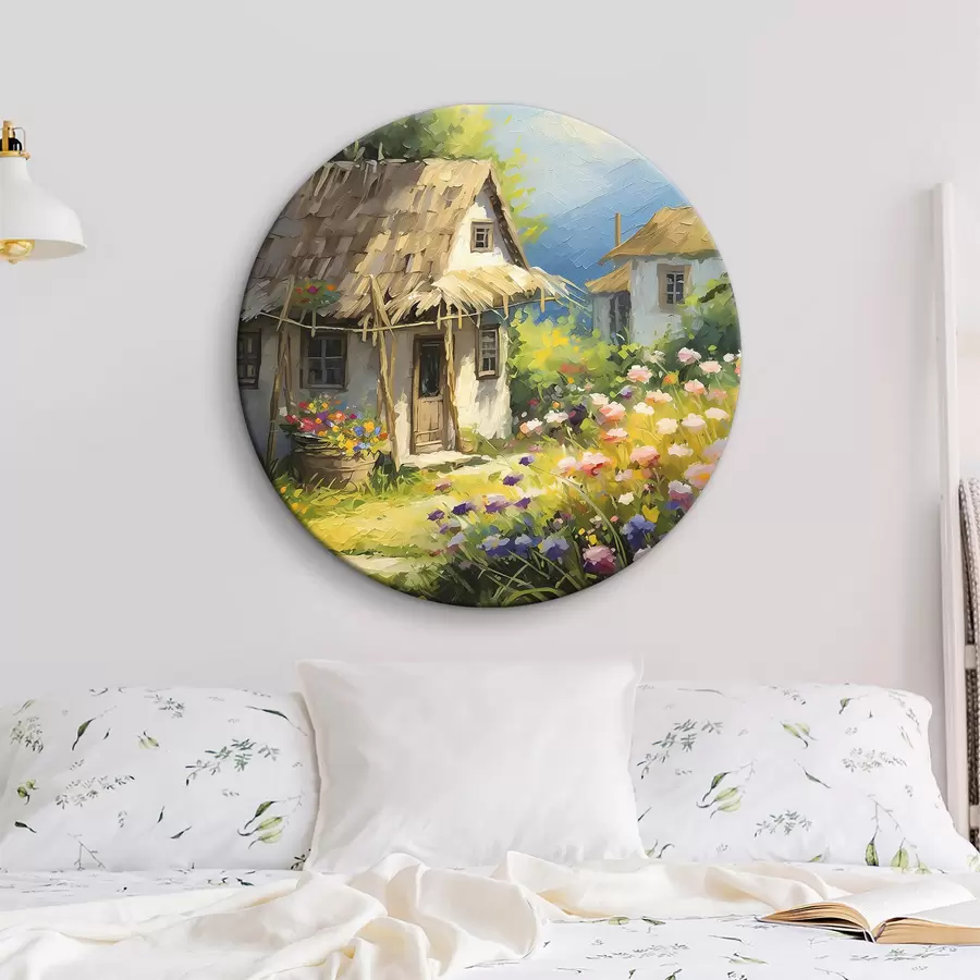 carta da parati Dipingere la casa con i fiori nr. r38495