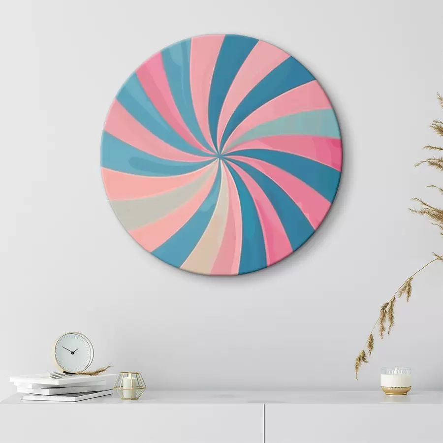 carta da parati Sfondo vorticoso blu e rosa nr. r38518