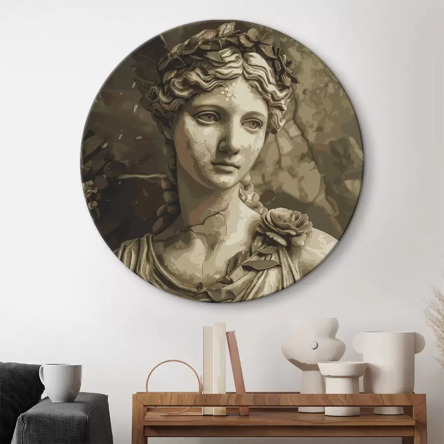 carta da parati Eleganza eterna in tonalità seppia nr. r38552