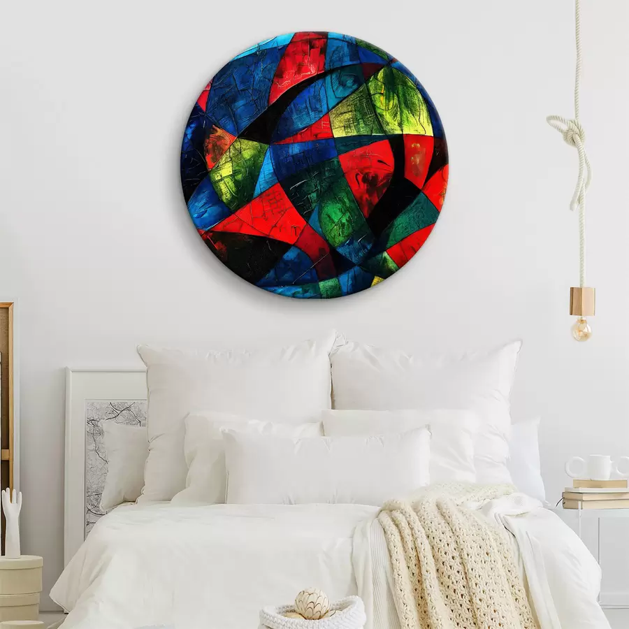 carta da parati Un vibrante mosaico di sfumature che si intrecciano nr. r38555