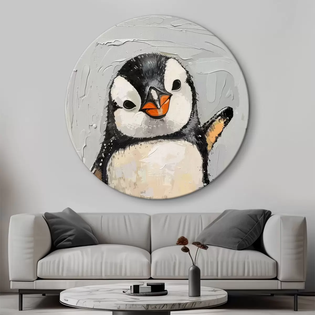 Quadri rotondi Pinguino r40443